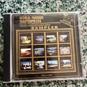 World Famous Masterpieces Sampler classical CD various composers & artists CBS